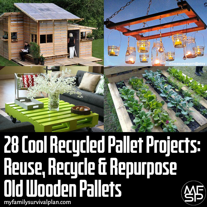 28 Cool Recycled Pallet Projects: Reuse, Recycle & Repurpose Old Wooden Pallets