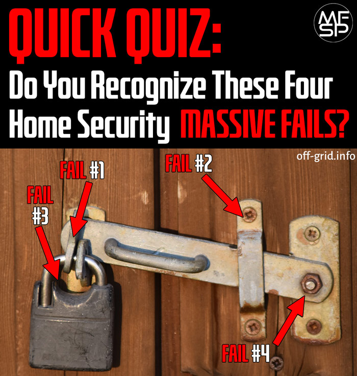 Fabricate You Acknowledge These 4 Dwelling Security Huge Fails