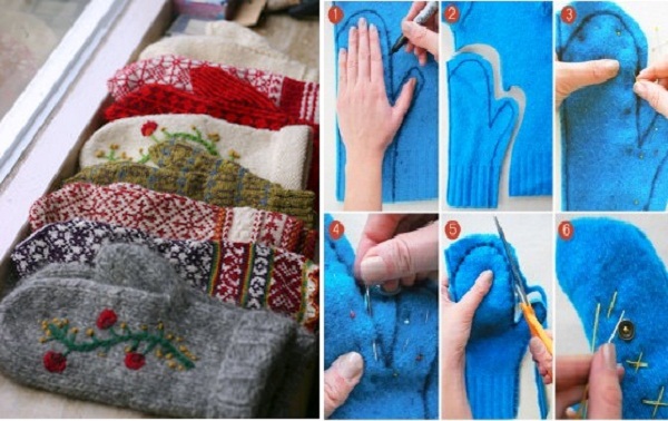 How to Make Sweater Mittens