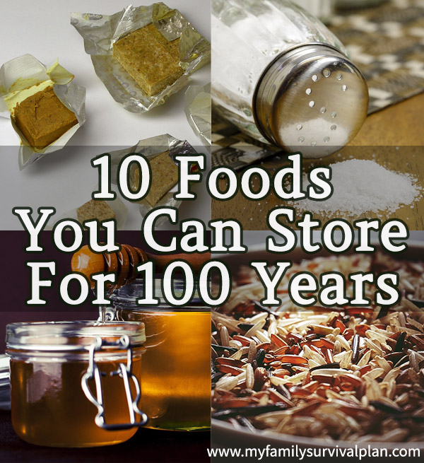 10 Foods You Can Store For 100 Years